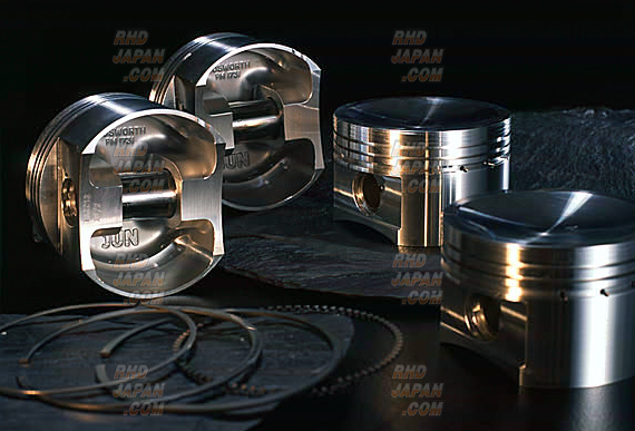 JUN Auto Custom Kit Replacement Piston Kit Set Basic 2.7L 87mm - BNR32 BCNR33 BNR34